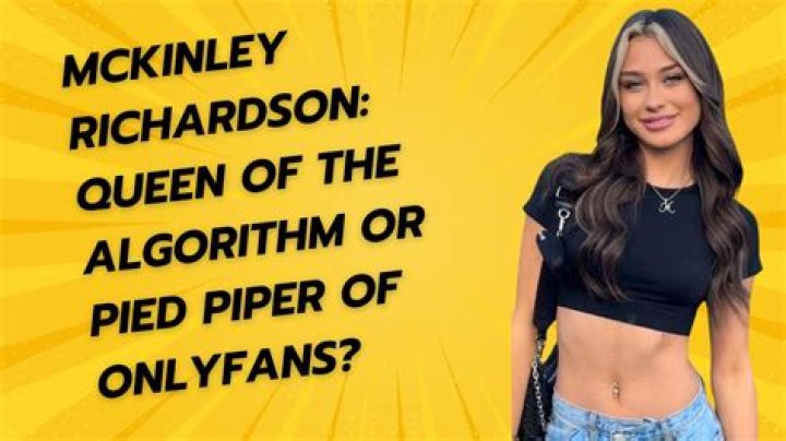 Discover Exclusive Content From McKinley Richardson On OnlyFans