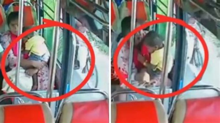 Shocking CCTV Footage: Child And Mother Caught In [Location]
