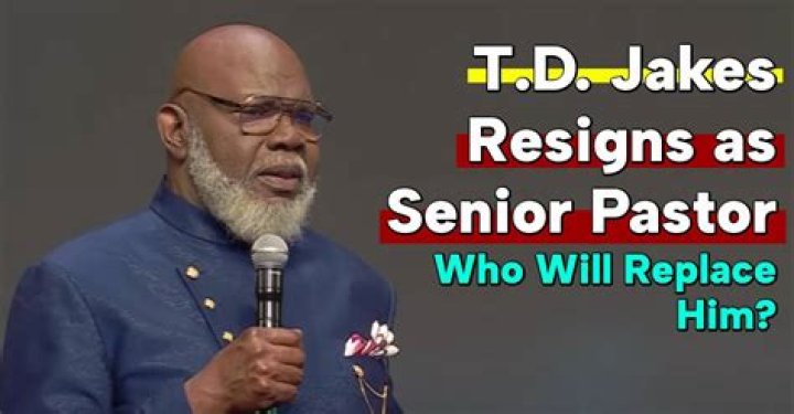 TD Jakes Resigns As Pastor: Breaking News And Exclusive Details